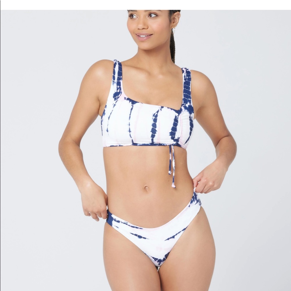 NWT Lspace Tie Die Wilder Bikini Top